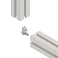 41-002-7 MODULAR SOLUTIONS ZINC PART<br>HIDDEN PROFILE CONNCETOR C, SHORT